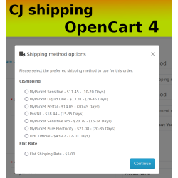 CJ Shipping Addon